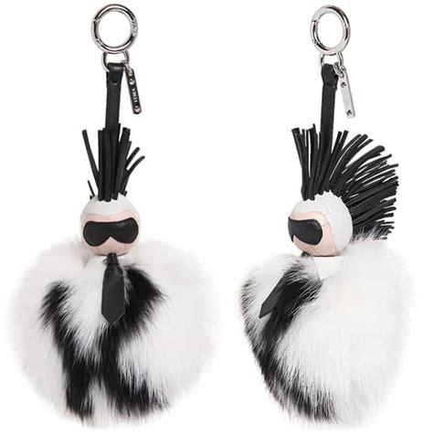 fendi karlito keychain replica|Fendi Bag Charm .